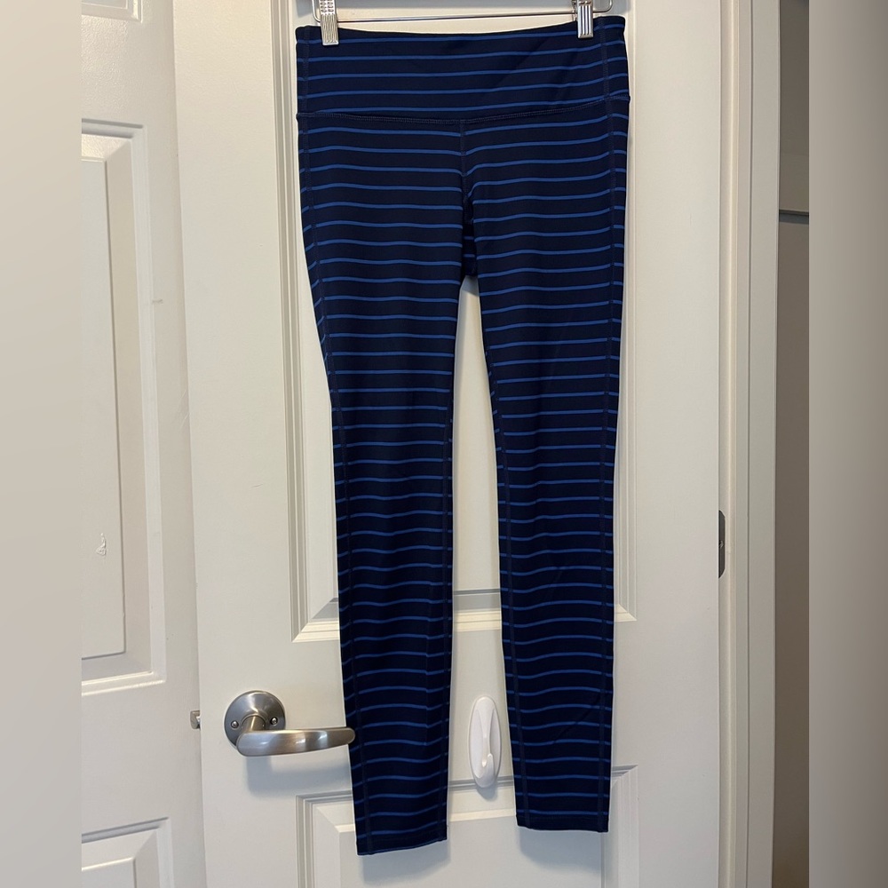Athleta Full Length Striped Leggings